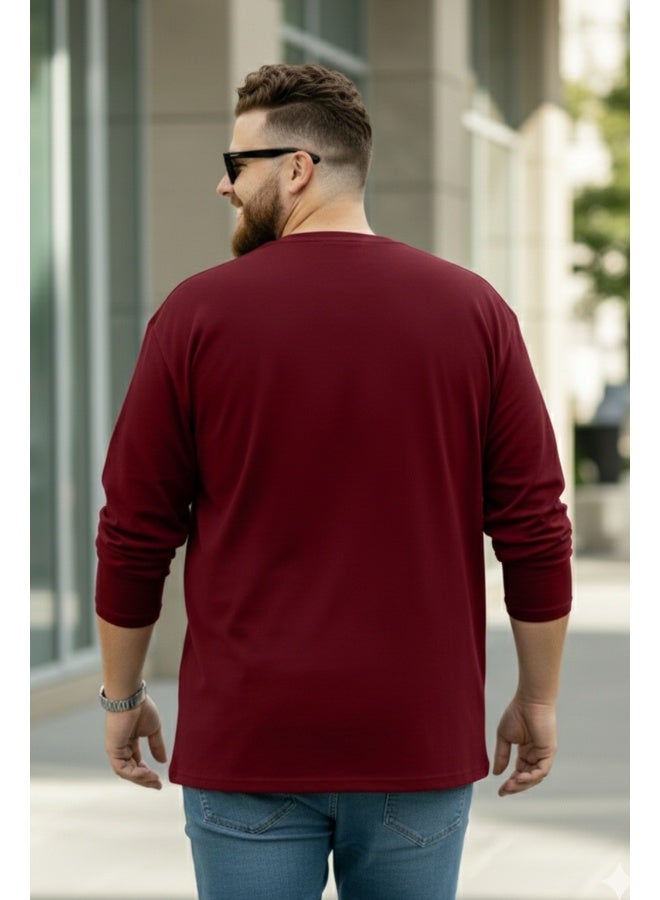 Veirdo Men’s Oversized , Plus Size  & Regular Fit T-Shirt | Premium Cotton Casual Tee - Image 2