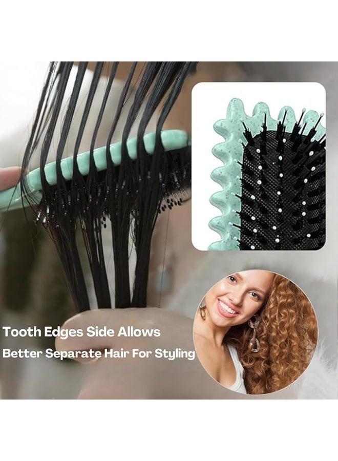 Jagravo Curl Defining Hair Brush - Elastic Hair Styling Comb For Bounce & Volume, Durable Plastic Bristles & Abs Handle - Image 2
