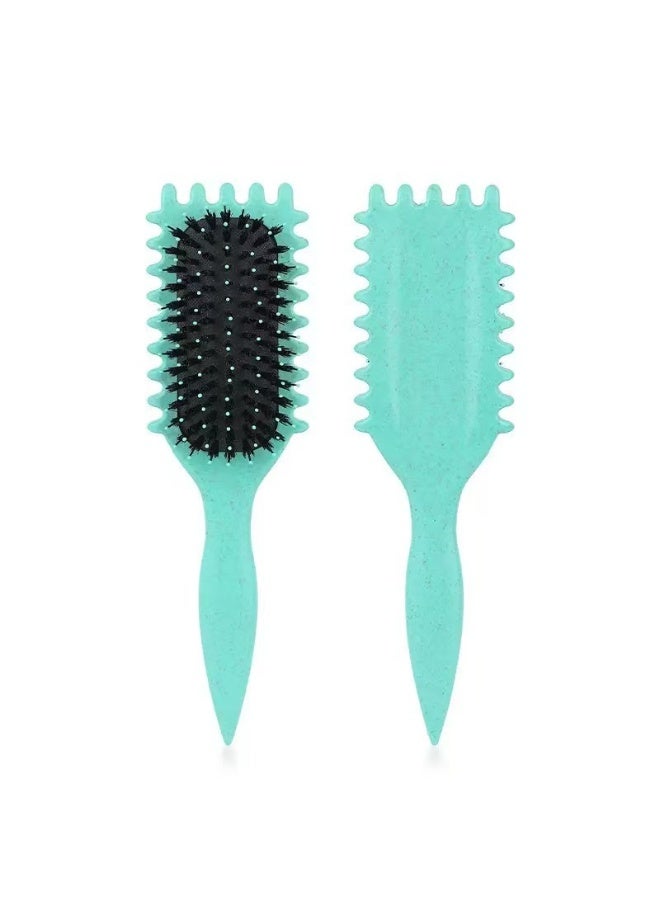 Jagravo Curl Defining Hair Brush - Elastic Hair Styling Comb For Bounce & Volume, Durable Plastic Bristles & Abs Handle - Image 1