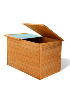 vidaxl vidaXL Garden Storage Box 126x72x72 cm Wood  - Image 2