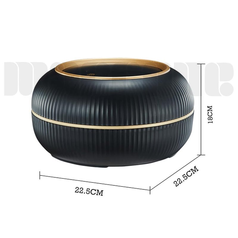 Marrone Desktop Trash Cans Lid Wastebasket Desktop Waste Bin Bedroom Trash Cans Trash Bags Plastic Garbage Bin for Bathroom Vanity Desktop Tabletop or Coffee Table Black - Image 4
