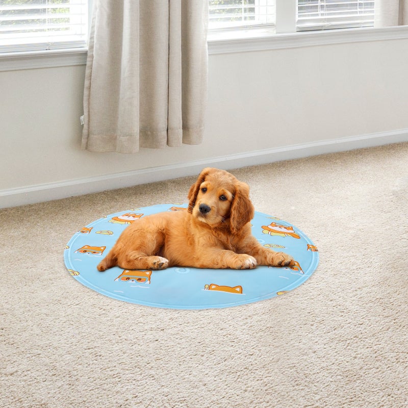 Floor Cat Cooling Bed Comfortable Pet Mat Sleep Mat Dog Nest Cooling Mat - Image 4