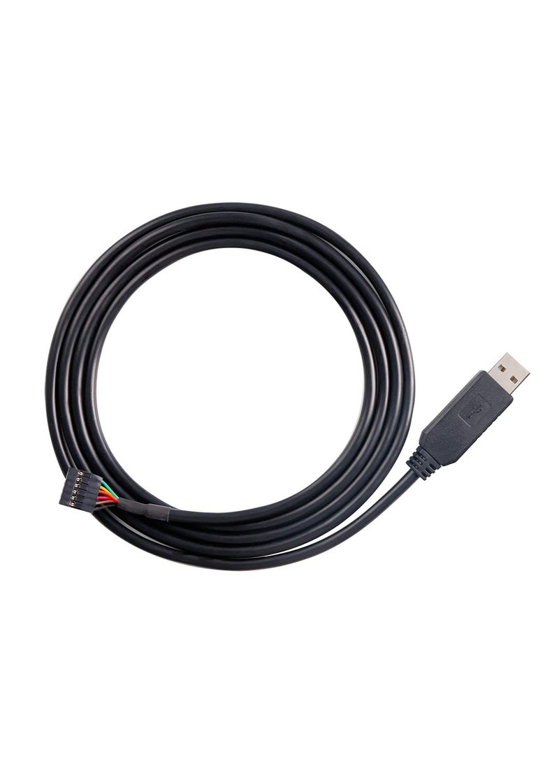 SYOSI - FTDI USB to TTL Serial Adapter, 3.3V Debug Cable 6 Pin Female Socket Header UART IC FT232RL Chip for Windows 10 8 7 Linux MAC (3FT ) - Image 1
