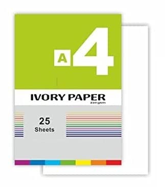 FIRST CLICK A3 Ivory Papers 210 GSM 25 Sheets & A4 Ivory Paper 210 GSM, Combo of 50 Sheets - Image 3