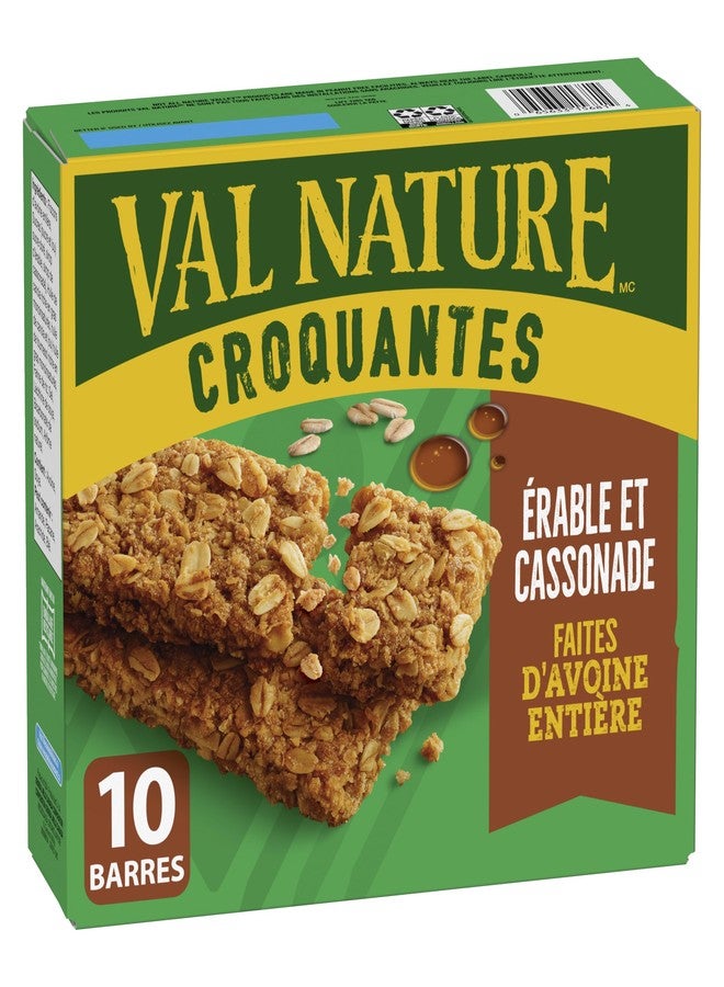 NATURE VALLEY Crunchy Maple Brown Sugar Granola Bars, 10 Count, 210g/7.4 oz., {Imported from Canada} - Image 2
