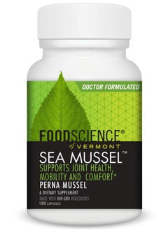 Davinci FoodScience of Vermont Sea Mussel, Green-Lipped Mussel Joint Supplement Capsules, 180 Count  - Image 1
