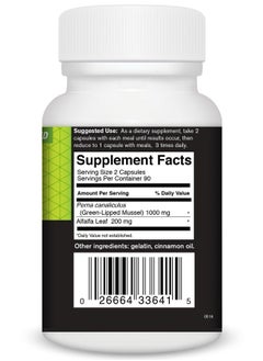 Davinci FoodScience of Vermont Sea Mussel, Green-Lipped Mussel Joint Supplement Capsules, 180 Count  - Image 2