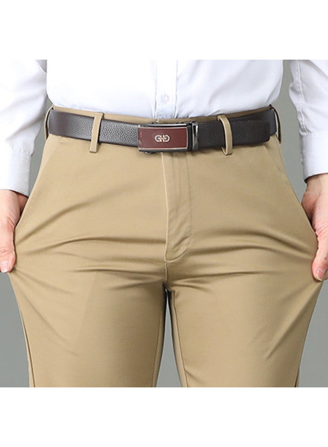ROMON With Lyocell】classic Business Easy-care Men's Trousers Comfortable Dress Pants Men's Suit Pants Men's Casual Pants - Image 4