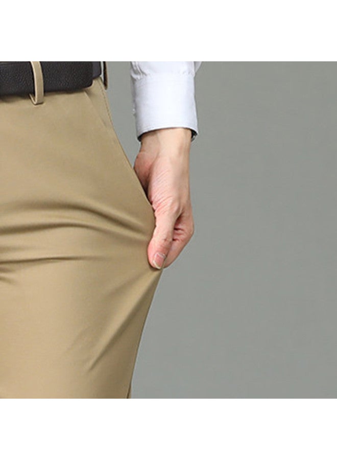 ROMON With Lyocell】classic Business Easy-care Men's Trousers Comfortable Dress Pants Men's Suit Pants Men's Casual Pants - Image 5