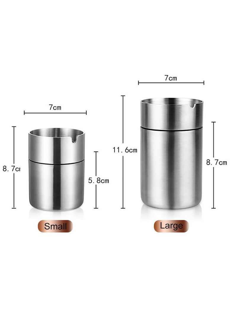 Stainless Steel Ashtray, Outdoor Ashtray, Windbreaker Ashtray, Car Ashtrays, Ash Tray for Household Office Garden - pzsku/Z7997EBCC7199DF759ECFZ/45/_/1710924729/0b6fcf3e-2b3f-4592-99df-5122a3e97a11