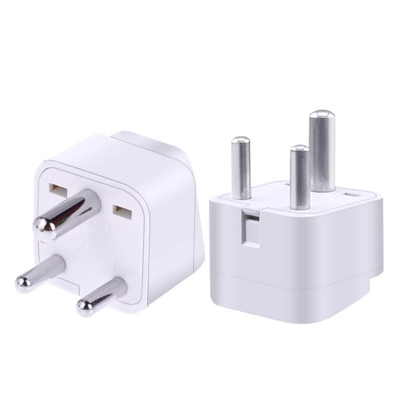 South Africa Travel Converter Adaptor: 3-Pin Round Pin, Compact Lightweight Design - Universal Socket for 200+ Countries, ABS Pure Copper Construction for Travelers in Australia, USA, UK, Europe, Japa - Image 3