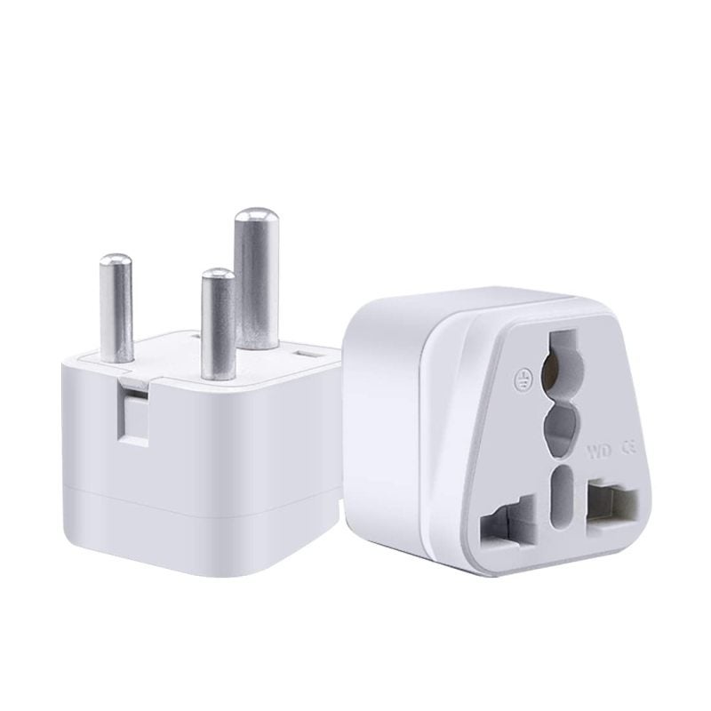 South Africa Travel Converter Adaptor: 3-Pin Round Pin, Compact Lightweight Design - Universal Socket for 200+ Countries, ABS Pure Copper Construction for Travelers in Australia, USA, UK, Europe, Japa - Image 2