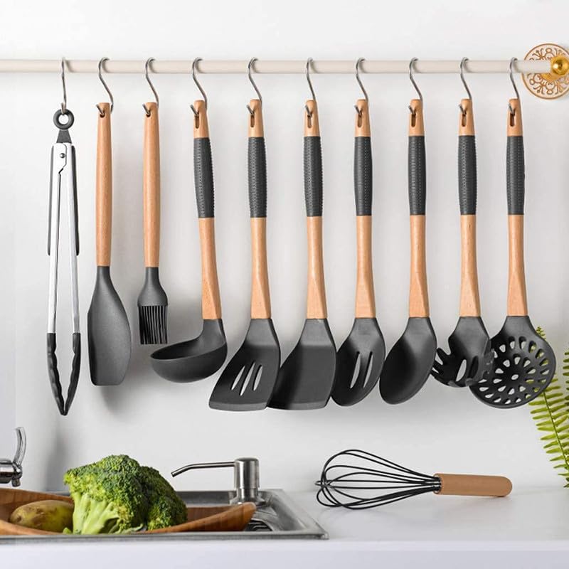 GODFLY GODFLY S-Shaped Stainless Steel Utility Hook Ultra Strong Multi Purpose Hook,Hanging Hooks Heavy Duty Hangers for Kitchen, Bathroom, Bedroom, Office Work Shop,Garden.Size 8 cm(16PCS)  - Image 3