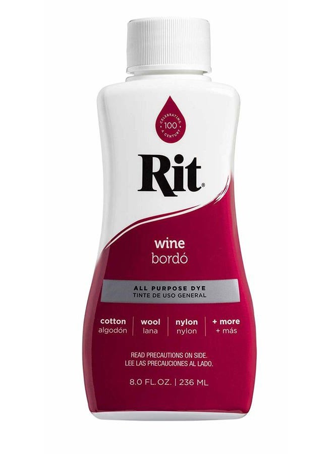 RIT Dye Liquid 8 Ounces Wine 8-10 (3-Pack) - Image 2