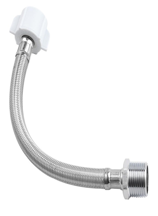 خرطوم تمديد ANJOES THU9090R بطول 8 بوصات، متوافق مع مراحيض TOTO C110/E200/S300/S400 - وصلة ذكر 7/8 بوصة لتوصيل محول T لبخاخ البيديه/الحفاضات - وصلة أنثى 7/8 بوصة لتوصيل صمام خانق خزان المرحاض - Image 1