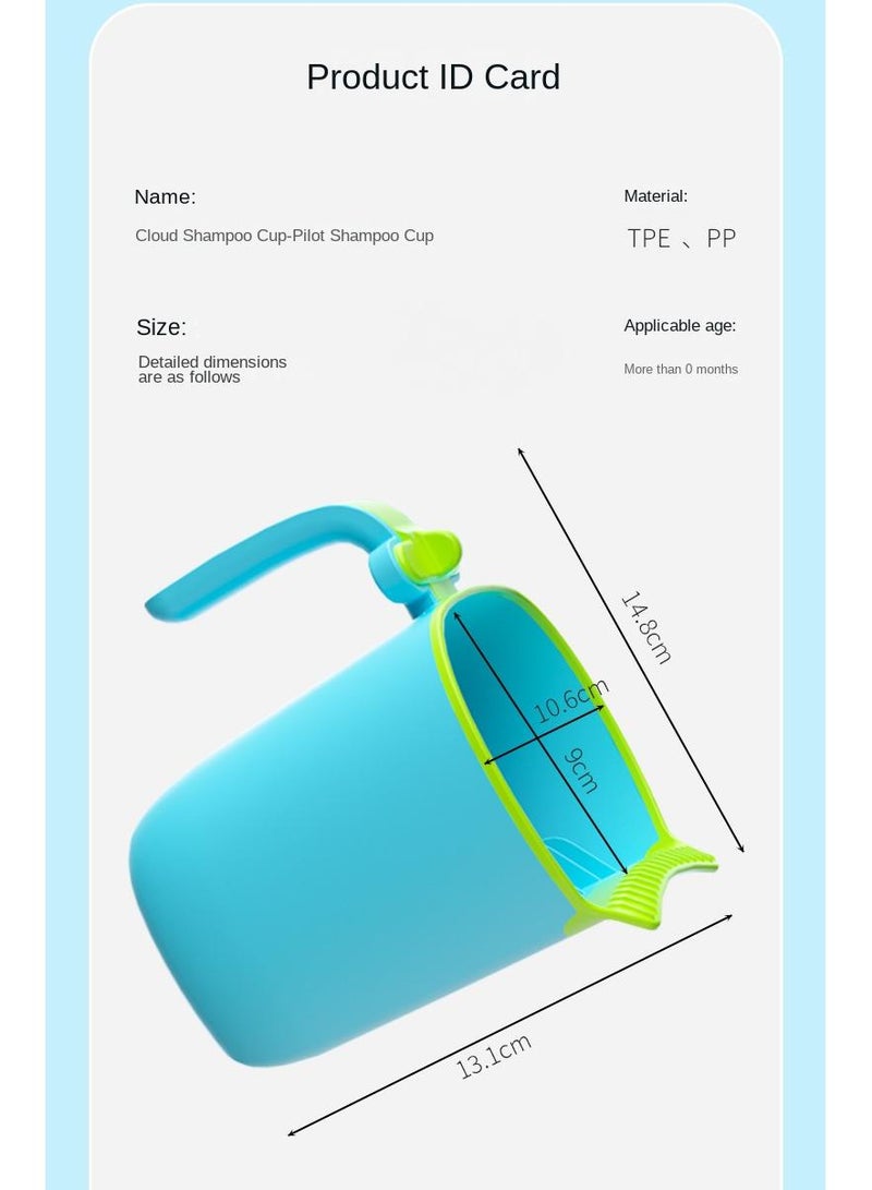 general 1-Piece Shower Cup Shampoo Cup  Use For Baby Bath - Image 2