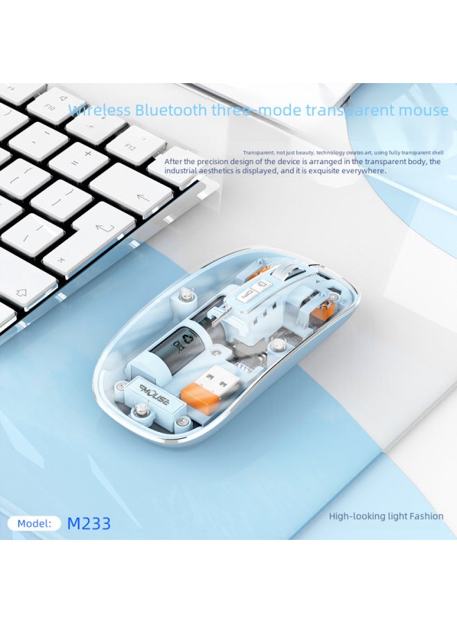 Digital Cputer/optical Mouse/optical Mouse - Wireless Laser Gaming Mouse For Pc Laptop Notebook Tablet - Adjustable Dpi-Color:M233 Youth Pink Wireless 2.4g - Image 2