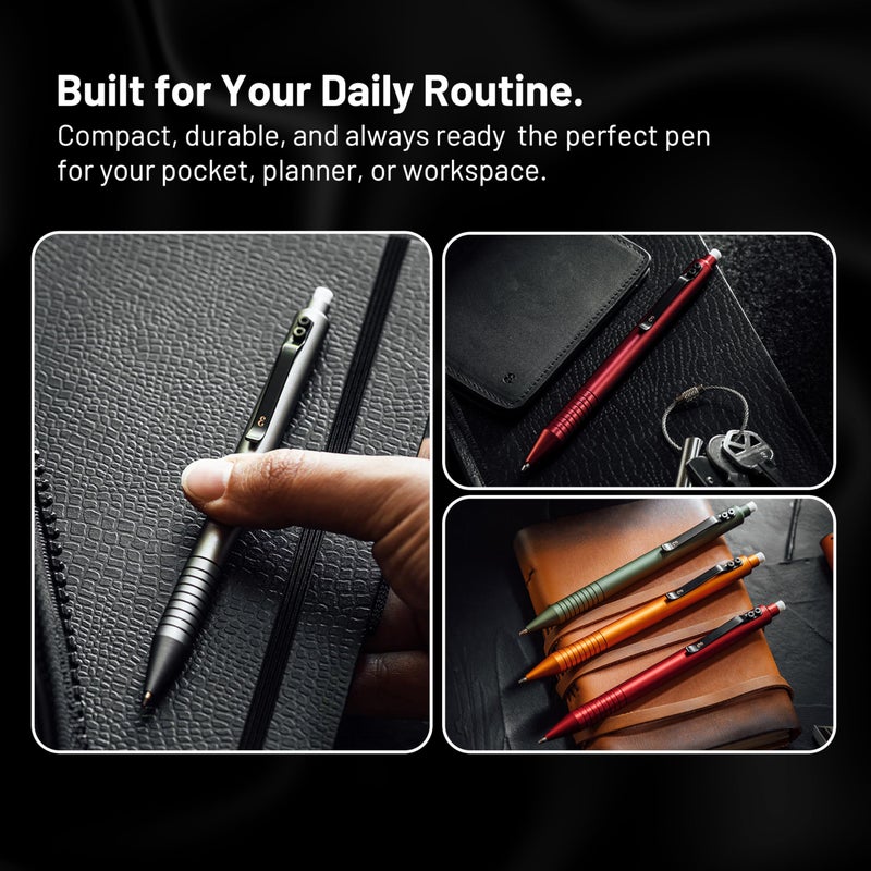 Everyman OD Green Grafton Mechanical Aluminum Pencil, Premium 0.5mm Lead Writing, Drawing & Sketching, ideal for Professionals, Students and Architects & EDC Pencil - Image 5