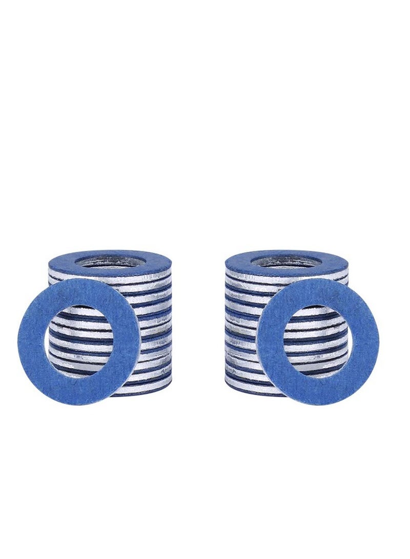 24Pcs Aluminum Oil Drain Plug Gaskets for Toyota, Lexus, Scion - Crush Washer Seals Replacement for Part # 90430-12031, Compatible with Oil Drain Plug Washers - Image 3