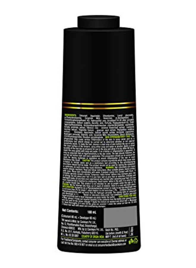 Indica Easy Do-It-Yourself Natural Black Hair Color Shampoo Pump Pack With 5 Herbal Extracts And 100% Ammonia Free, Long Lasting Formula (Gloves Included),180 Ml - Image 3