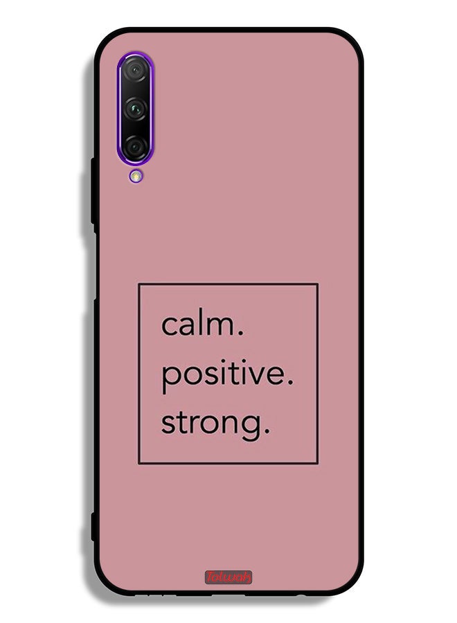 Tolwak Huawei Y9s Protective Case Cover Calm Positive Strong - Image 2