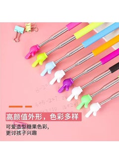 Generic Kids Reading Pointer Adjustable Stainless Steel Retractable learning finger stick color mixing 