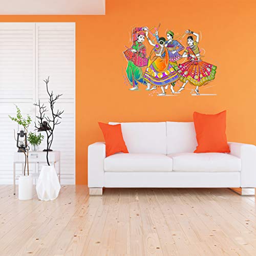 Rangoli Large Modern Art Wall Sticker Mullticolor Vinyl Sticker 40cm or 50 cm Pack of 1 - Image 3