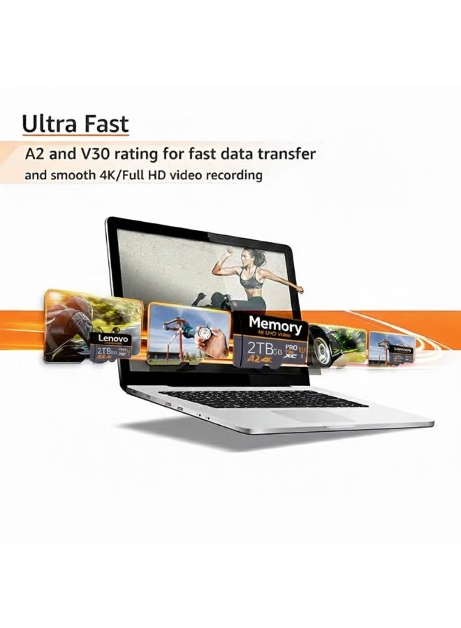 بطاقة ذاكرة مايكرو للتخزين بسعة كبيرة جداً عالية التحمل لتسجيل الفيديو فائق الوضوح - Image 4