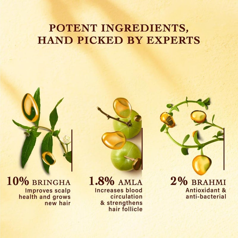 Indulekha Bringha Anti Hair Fall Shampoo (Hair Cleanser) 200ml, 6.76 oz - Image 3