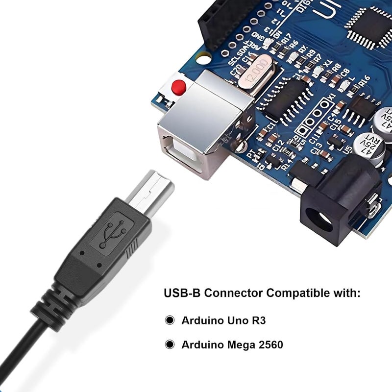 PlusRoc Waterproof 12V/24V to 5V 3A Converter DC-DC Step Down Module Power Adapter Compatible with Arduino Uno R3, Mega 2560 (USB Type-B Connector) - Image 2