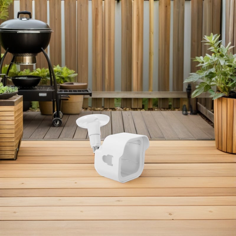 Camera Rain Cover: Outdoor Security Camera Cover Weatherproof Protective Housing with Adjustable Bracket - Shield for Home Door Security Monitors - Image 3