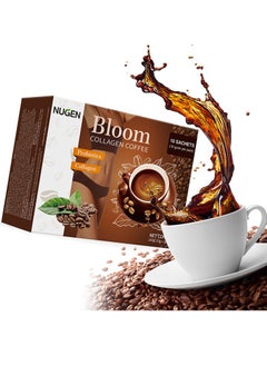 NUGEN Bloom Collagen Coffee 100% Organic and Glutathione, Diet Coffee Slimming Coffee Gluta Collagen Detox Premium with Collagen Coffee。Glutathione Collagen Coffee，Helps Promote Radiant Skin Whitening  - Image 2