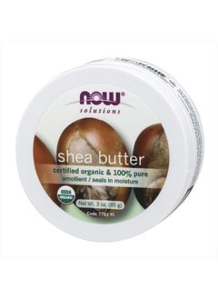now Solutions, Certified Organic Shea Butter, Moisturizer For Rough And Dry Skin, Travel Size, 3-Ounce  - Image 3