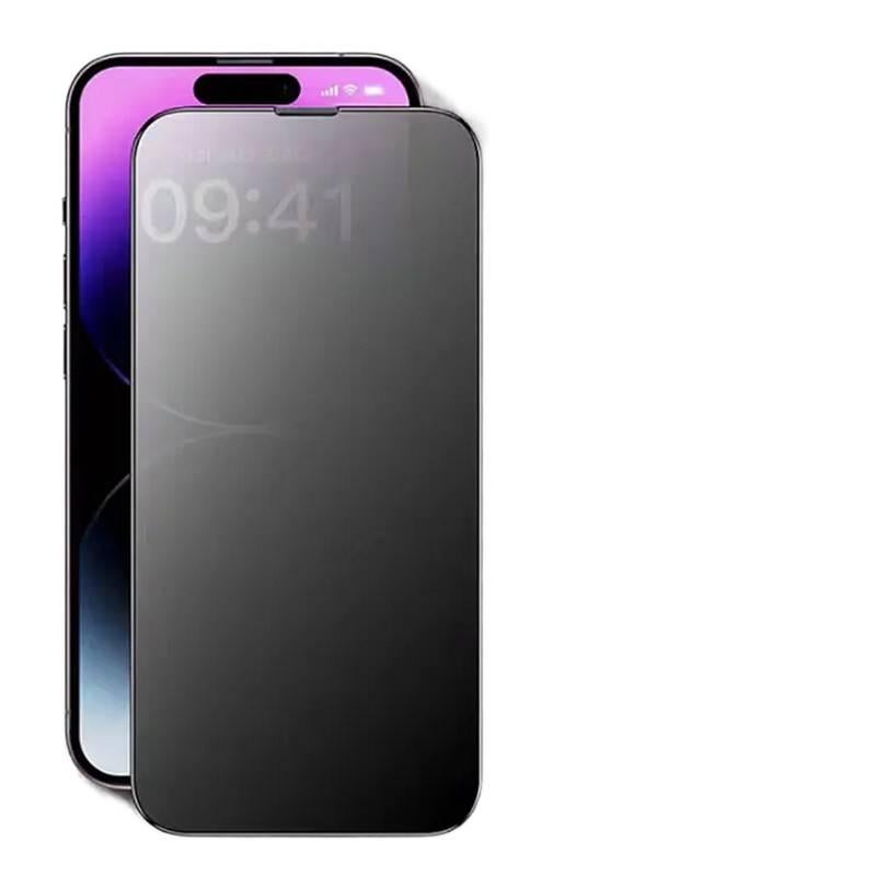 غطاء هاتف بGlass لـ iPhone 11 مع مقاومة بصمات الأصابع وتغطية كاملة مع ملمس غير لامع مع حماية الخصوصية باللون Frosted - Image 1