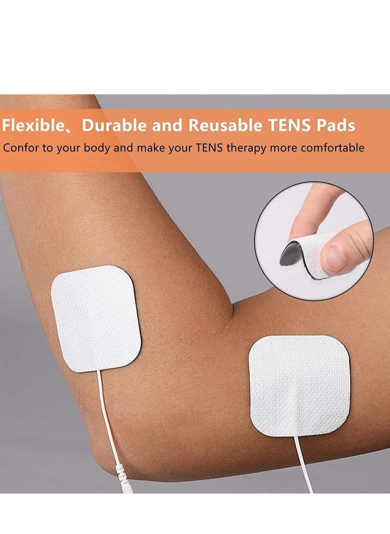 KASTWAVE - 24PCS TENS Unit Replacement Pads Reusable Tens Pads Replacement Electrode Patches - Image 1
