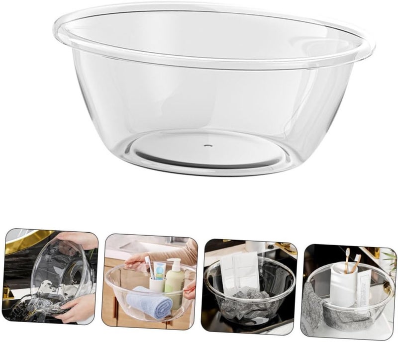 Unomor Wash Basin Home Multifunctional Plastic Tub Large Capacity Face Washing Basin for Salon - Image 4