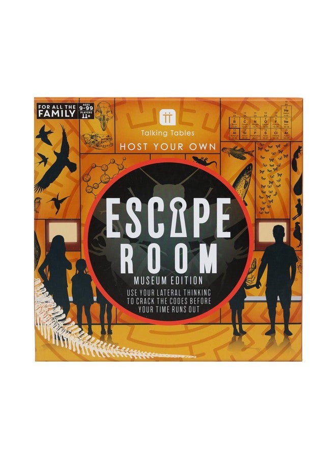 Talking Tables Museum Themed Escape Room Game Kids | Solve Unique Puzzles And Codes To Find The Exit In Time! Interactive Family Games Night, Age 9+, 2+4 Players, Ideal Gift For Boys And Girls