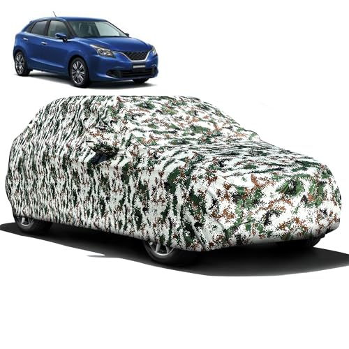 Autofy KARGIL 100% Waterproof Car Cover for Maruti Suzuki Baleno [Year 2015 Onwards] -Dust & UV Proof Car Cover - Soft Cotton Flock Layer Inside for Paint Protection - Image 1