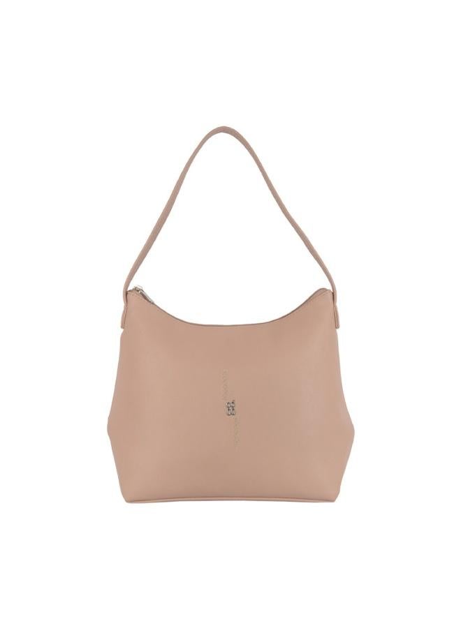 Baggit Women Beige Hobo Handbag Large Size | Ladies Stylish Casual Purse Bag - Image 1