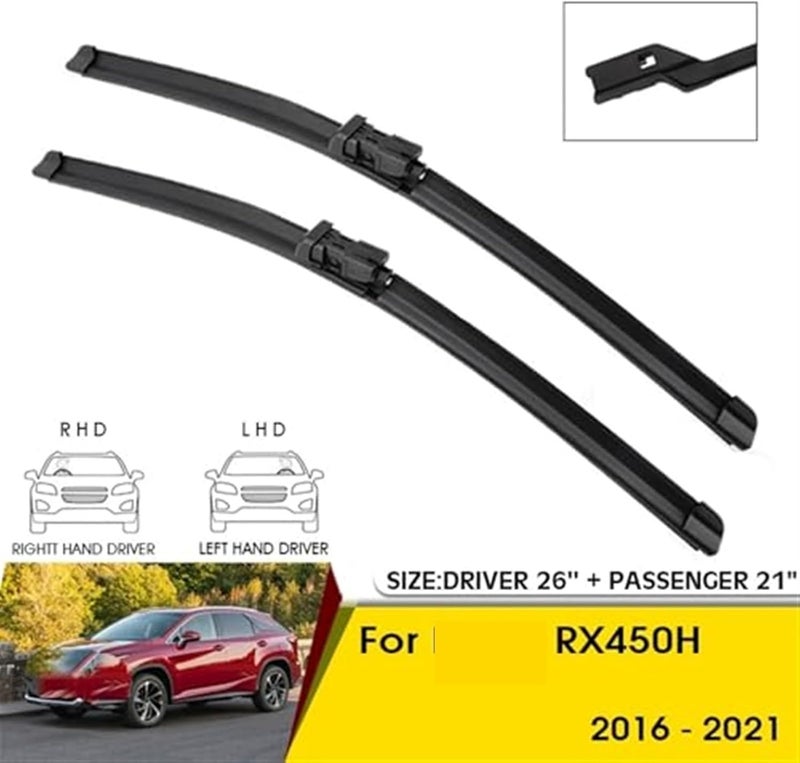 Wivplex Windshield Wiper Blades for Lexus RX450H - Image 3