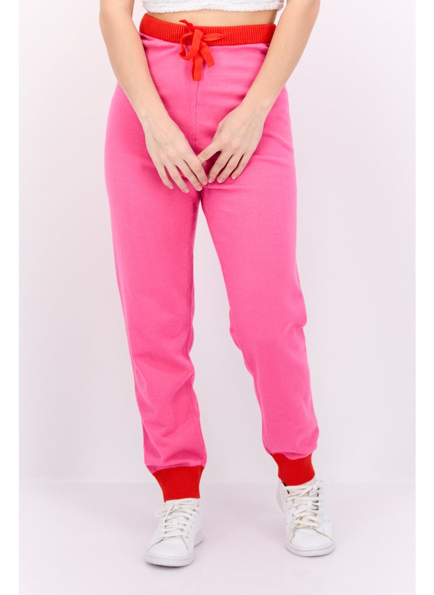 Women Colorblock Jogger Pants, Pink - pzsku/Z79992F4167642629ACBCZ/45/_/1737641776/a0d93a57-d612-4c54-a4b5-72aa7fbfd4ec