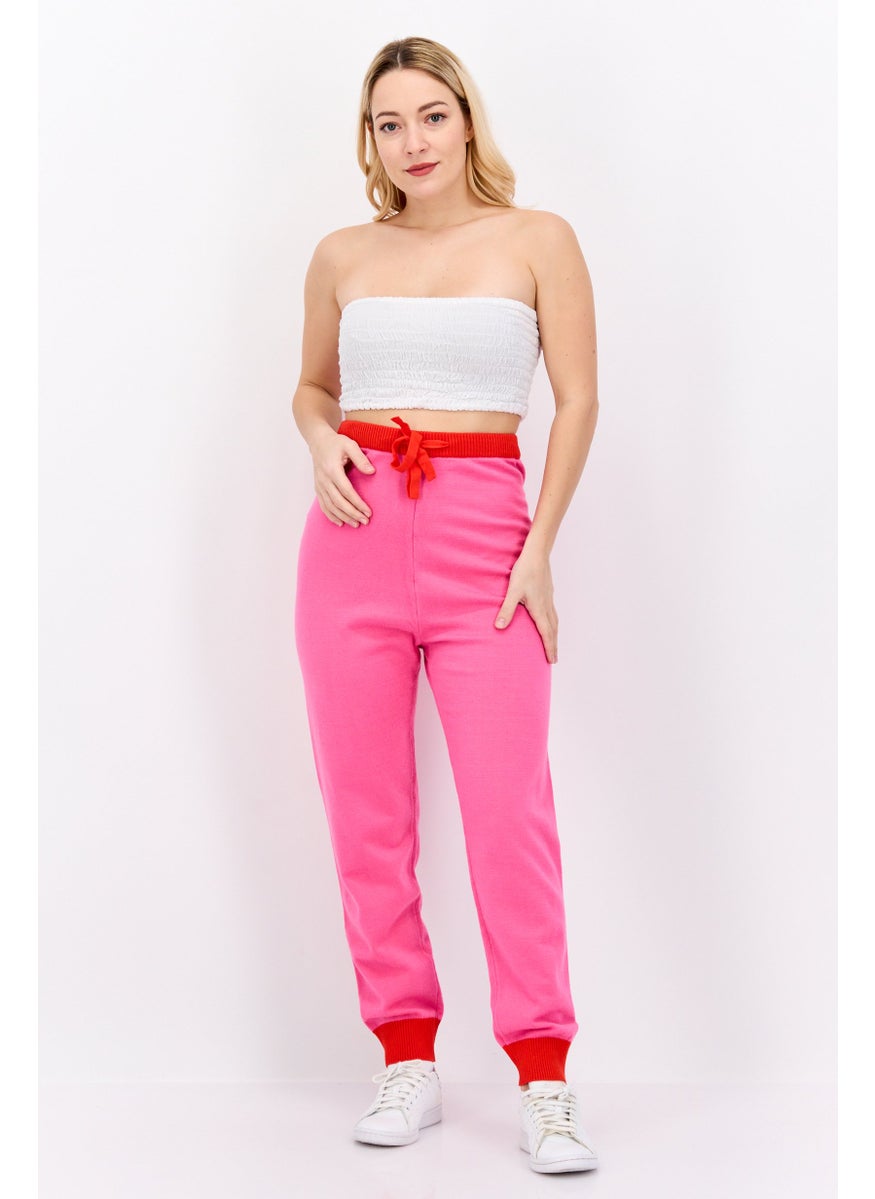 Women Colorblock Jogger Pants, Pink - pzsku/Z79992F4167642629ACBCZ/45/_/1737641777/5218f763-ddf9-4231-9b2d-9a813ef5c567