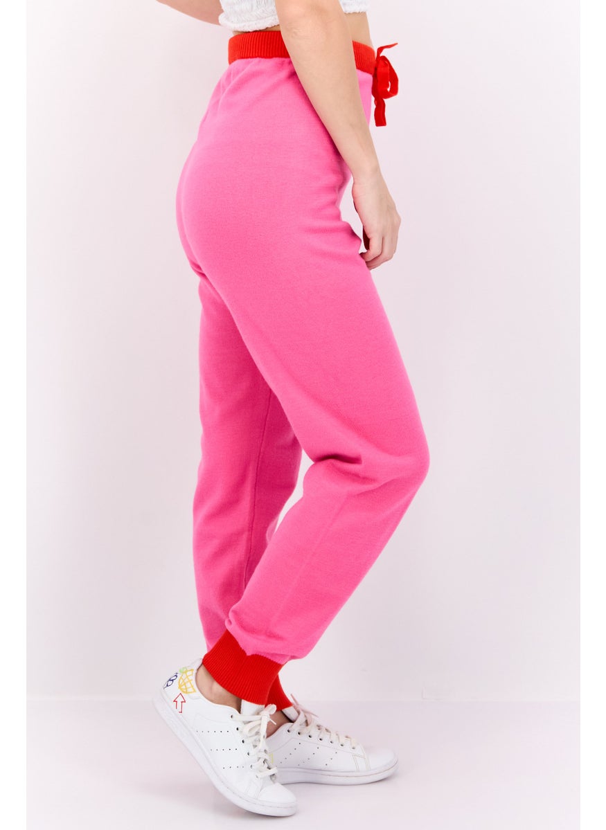 Women Colorblock Jogger Pants, Pink - pzsku/Z79992F4167642629ACBCZ/45/_/1737641781/1b92ac6a-dc7c-4130-9460-74d8252ca600