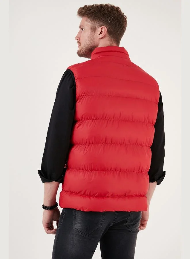 Buratti  Buratti Slim Fit Water and Wind Resistant Standing Collar Puffer Vest Men's VEST 649008 for Men | Best Price UAE