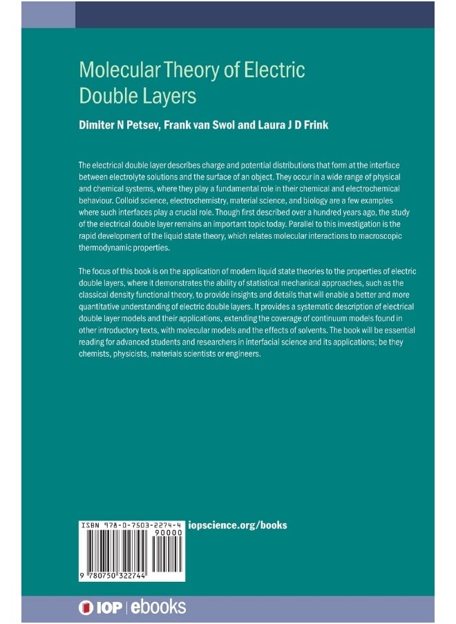 Molecular Theory of Electric Double Layers