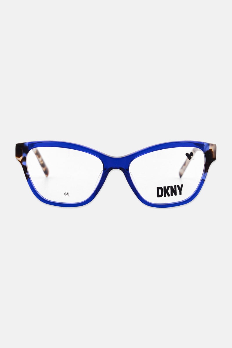 DKNY Women DK5057 Square Eyeglasses, Blue - Image 1