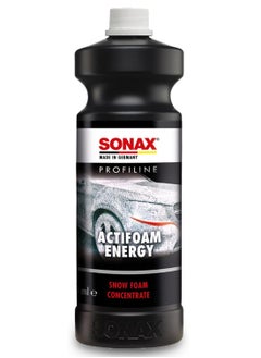 SONAX PROFILINE Actifoam Energy (1 Litre) - Effective Car Detergent with Active Foam Power. Works as Shampoo, Wheel Cleaner and Insect Remover  - Image 1