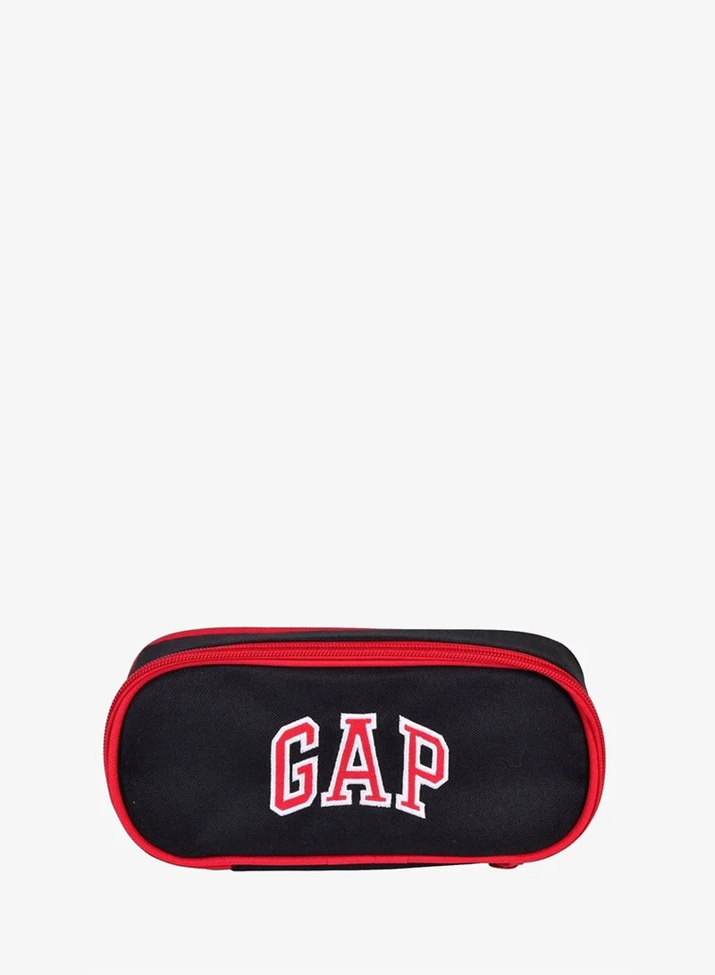 GAP GAP Black Red Organizer Compartment Pencil Bag - 12789