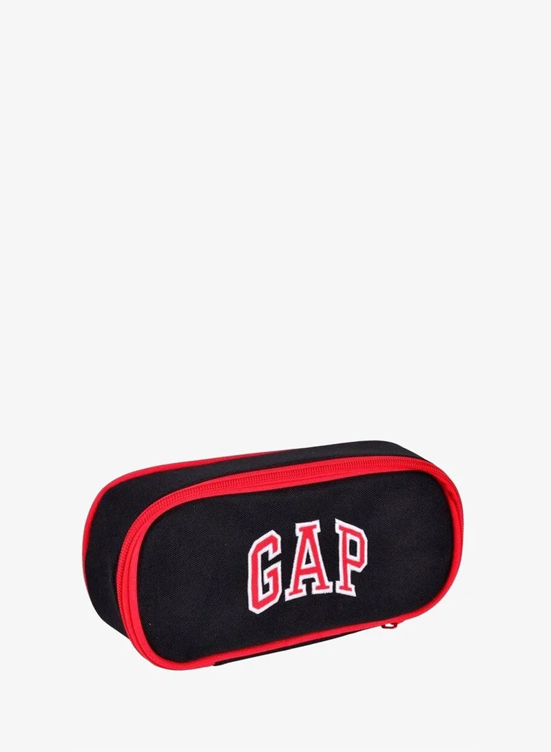 GAP GAP Black Red Organizer Compartment Pencil Bag - 12789