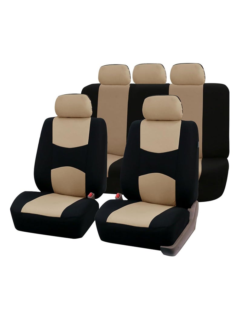 TORONTO Universal Car Seat Covers – Full Set, Automotive Seat Protectors for Cars, Trucks, SUVs – Waterproof, Anti-Slip, Durable, Breathable, Leather & Fabric Compatible - Image 2